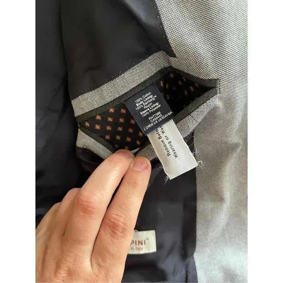J.Crew Mens Blazer Jacket 40R Gray